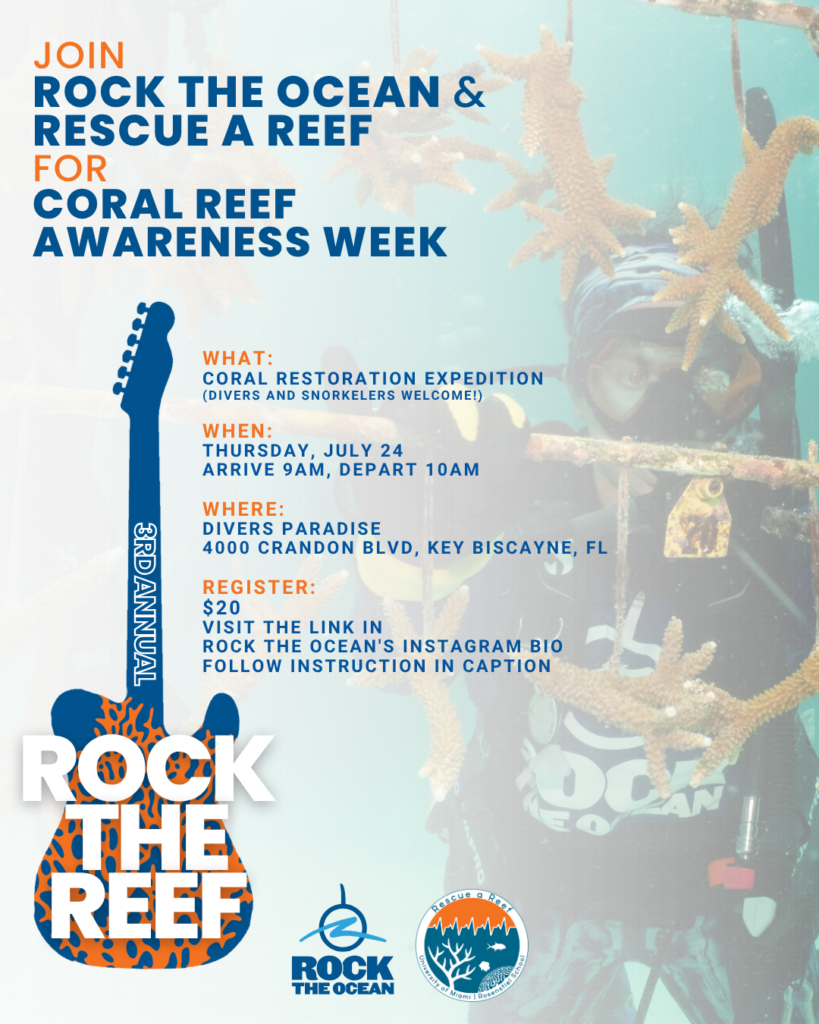 2025 Rock The Reef Event Flyer
