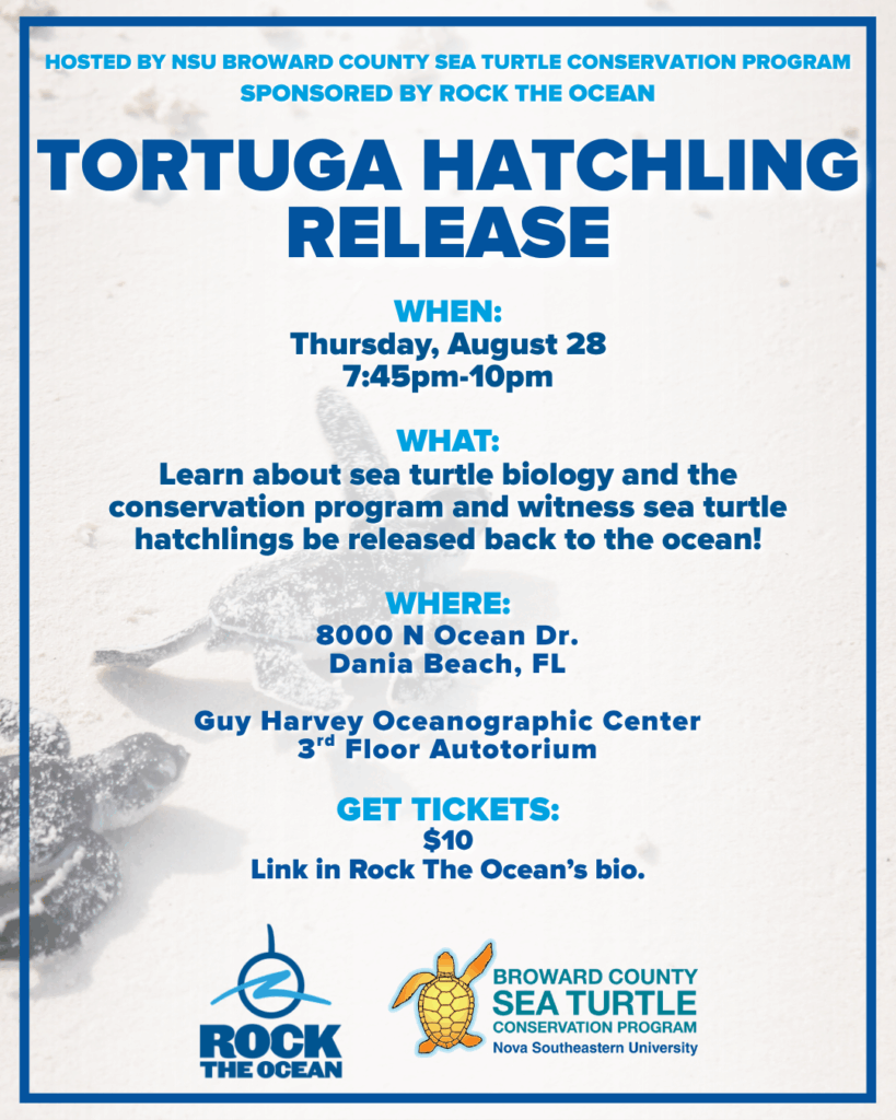 8/28/2025 Event Flyer for Hatchling Release