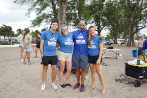 Volunteers at Beach Cleanup